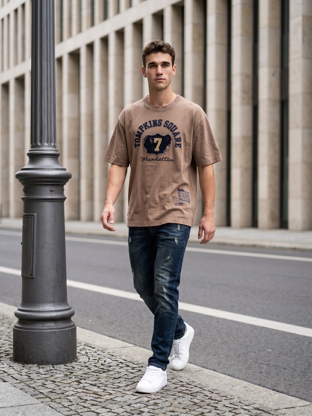Abercrombie & Fitch Men XL Premium Heavyweight NWT Graphic Tee Soft Collection